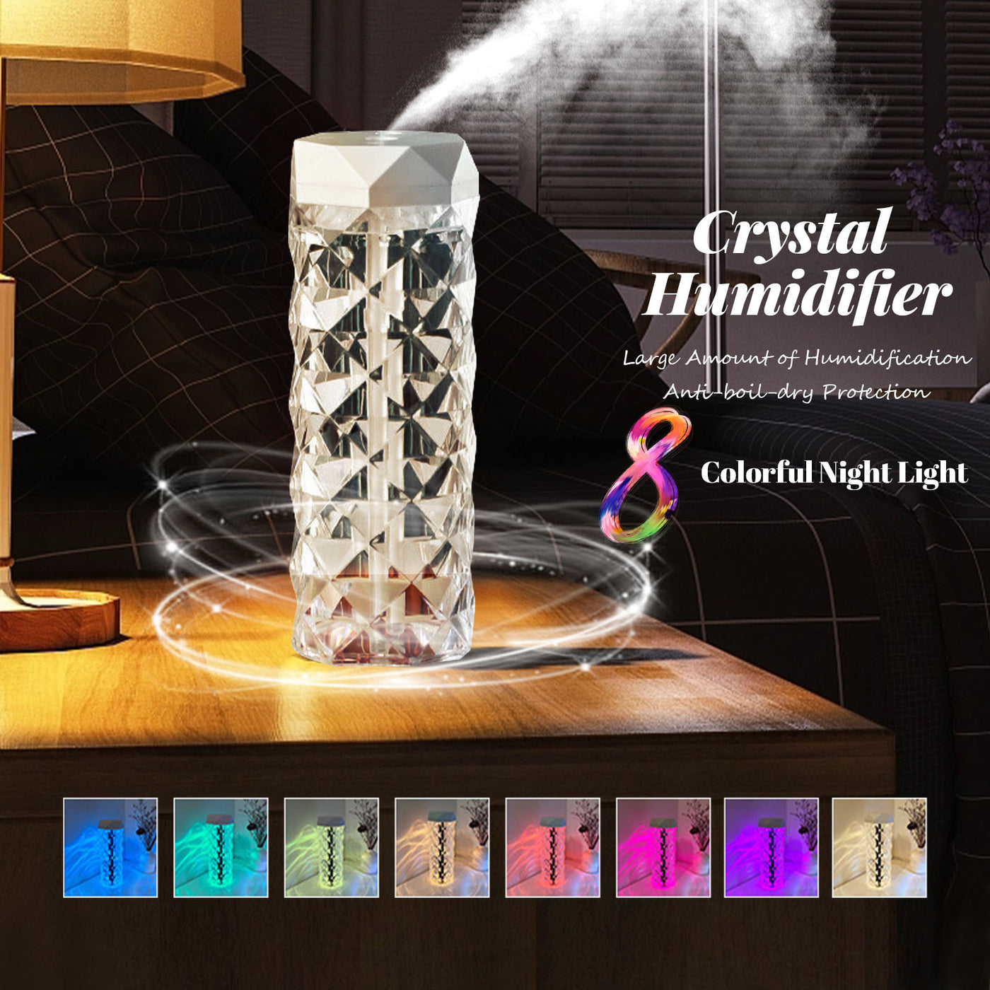 crystal lamp