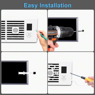 Home Smart Mute With Aromatherapy Pipe Booster Fan